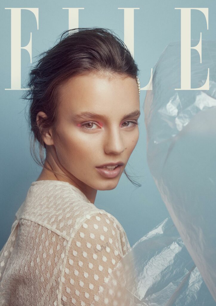 ELLE Beauty modesty fashion magazin cover